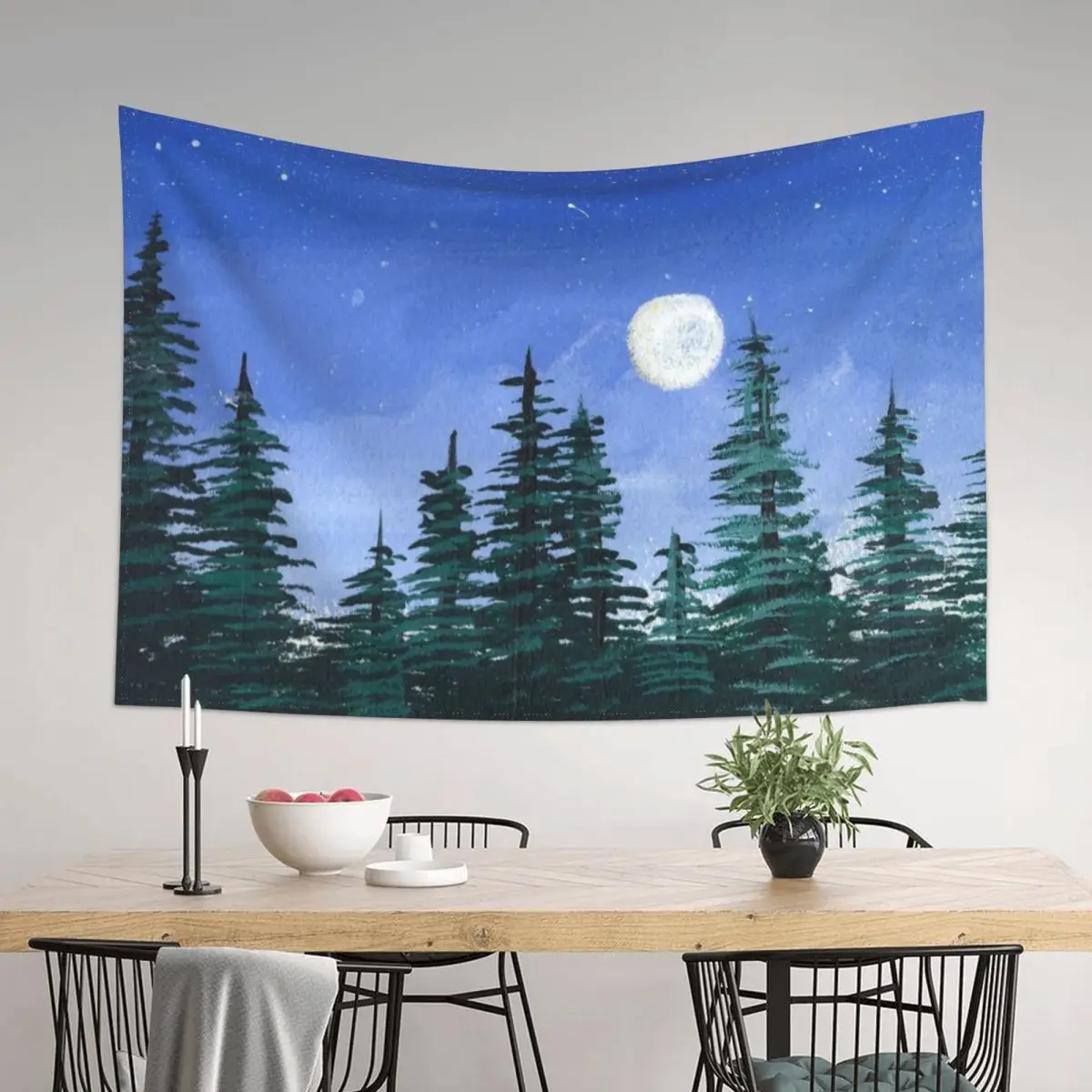 Full Moon Over a Redwood Forest - Camping Vibes Tapestry Decoration Home Wall Decor Hanging Decorative Paintings Tapestry
Full Moon Over a Redwood Forest - Camping Vibes Tapestry Decoration Home Wall Decor Hanging Decorative Paintings Tapestry