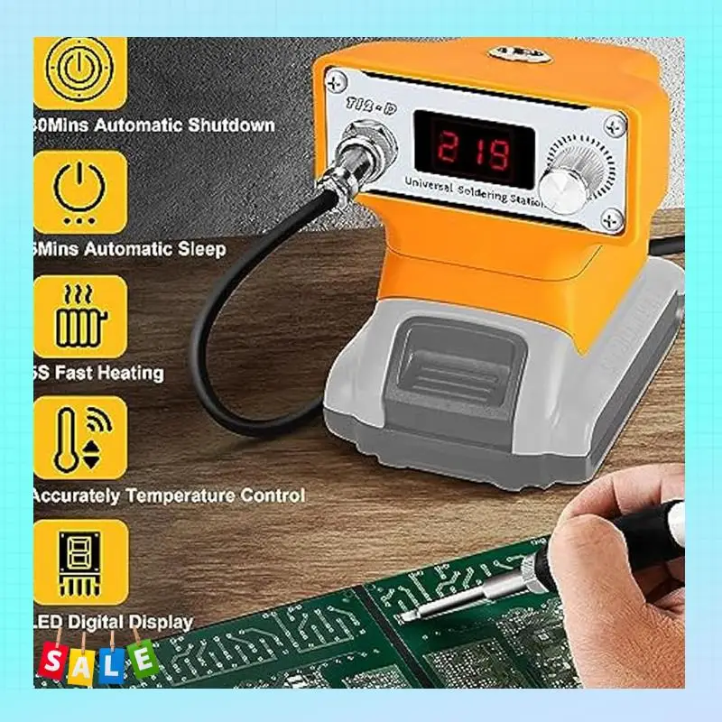 A56X Soldering Iron Set For Dewalt 20V Battery,Battery Powered Digital Soldering Iron With T12 Tip
A56X Soldering Iron Set For Dewalt 20V Battery,Battery Powered Digital Soldering Iron With T12 Tip