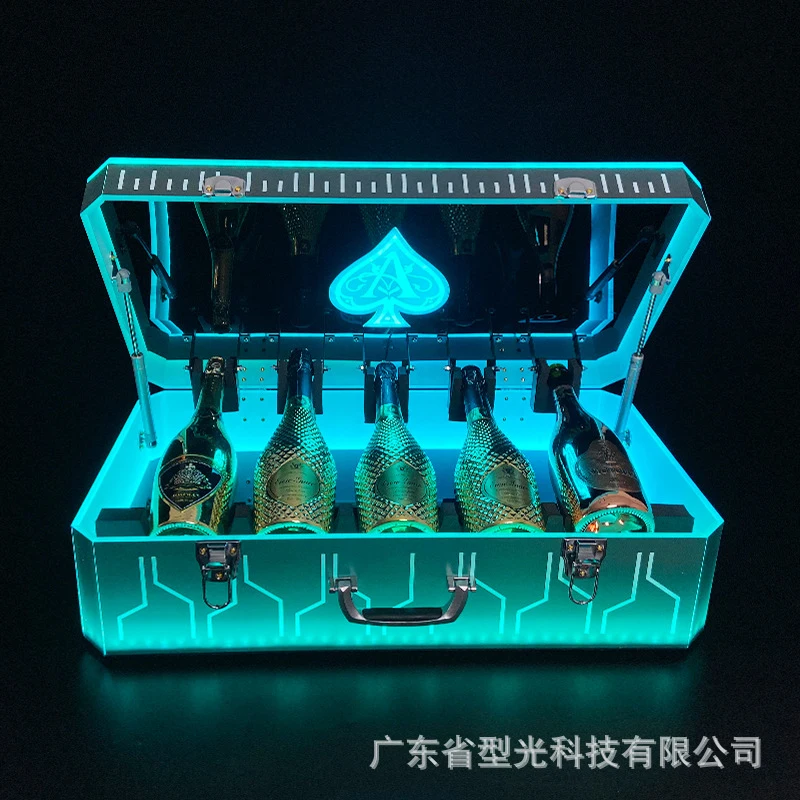 Tech Enhanced Colorful Glowing Wine Box for Nightclubs Bars KTVs High End Cross Border Champagne Wine Box Factory Direct Source
Tech Enhanced Colorful Glowing Wine Box for Nightclubs Bars KTVs High End Cross Border Champagne Wine Box Factory Direct Source