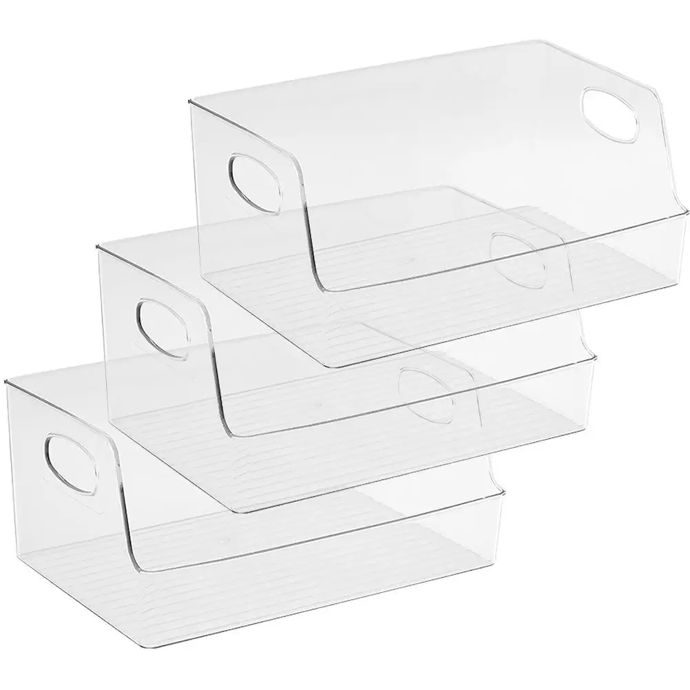 2 Pcs Kitchen Storage Boxes Large Capacity Clear Plastic Fridge ganizers for Fruit Vegetable Pantry Home Space Saving Containers
2 Pcs Kitchen Storage Boxes Large Capacity Clear Plastic Fridge ganizers for Fruit Vegetable Pantry Home Space Saving Containers