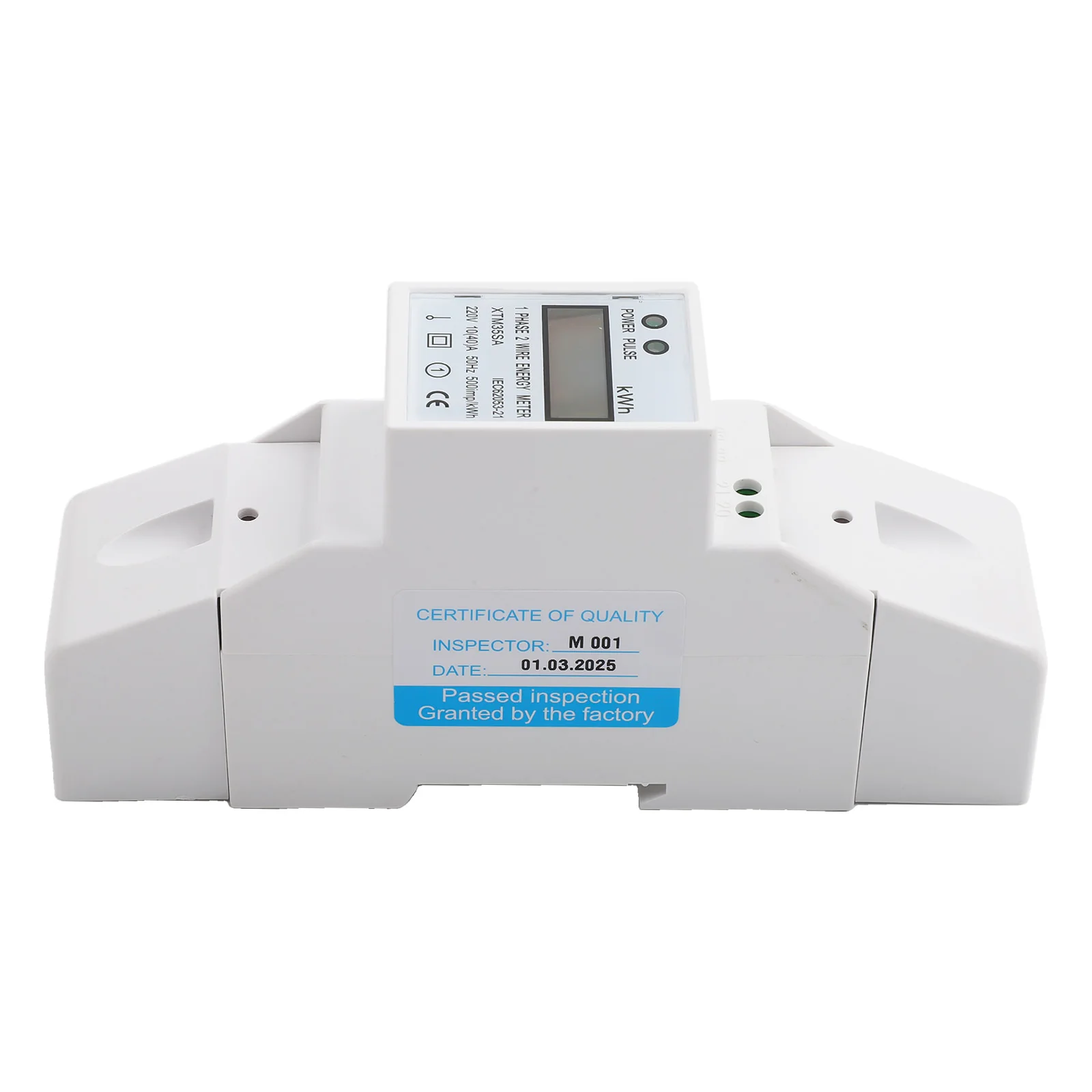 DIN-Rail Reliable Performance 220V Single Phase Electric Energy Meter Suitable for Residential and Commercial Use
DIN-Rail Reliable Performance 220V Single Phase Electric Energy Meter Suitable for Residential and Commercial Use