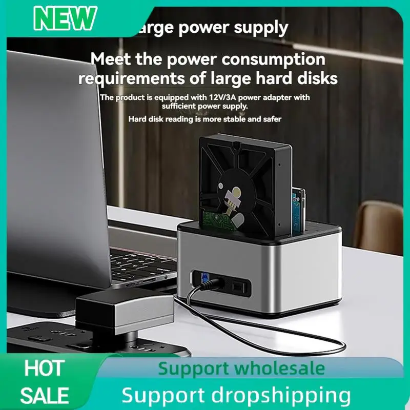 Твердый корпус внешнего жесткого диска SSD 2,5/3,5 дюйма, док-станция для жесткого диска с двумя отсеками, корпус для жесткого диска SATA-USB 3.0
Твердый корпус внешнего жесткого диска SSD 2,5/3,5 дюйма, док-станция для жесткого диска с двумя отсеками, корпус для жесткого диска SATA-USB 3.0