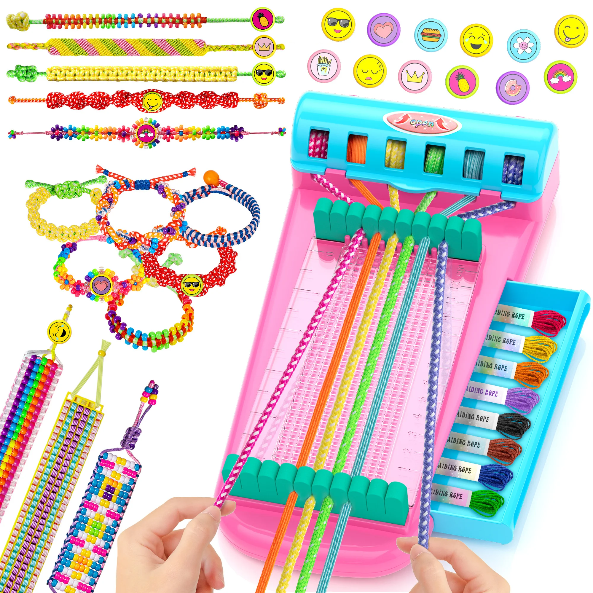 Friendship Bracelet Making Kit,Arts and Crafts String Maker Tool,Birthday Xmas Gifts for Girls 4 5 6 7 8 9 10 11 12+ Years Old
Friendship Bracelet Making Kit,Arts and Crafts String Maker Tool,Birthday Xmas Gifts for Girls 4 5 6 7 8 9 10 11 12+ Years Old