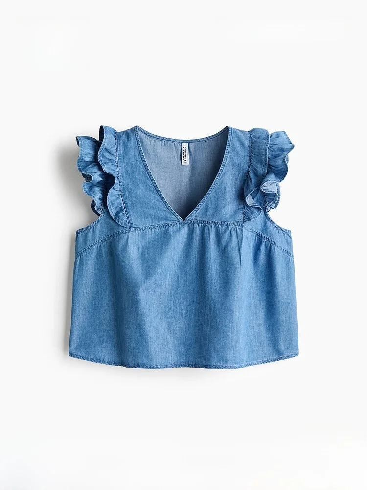 Hm2026 Summer New Women's Cotton Gauze Shirt with Lace Decoration Casual Style Short Sleeve V-neck Cotton 64% Lenzing 36%
Hm2026 Summer New Women's Cotton Gauze Shirt with Lace Decoration Casual Style Short Sleeve V-neck Cotton 64% Lenzing 36%