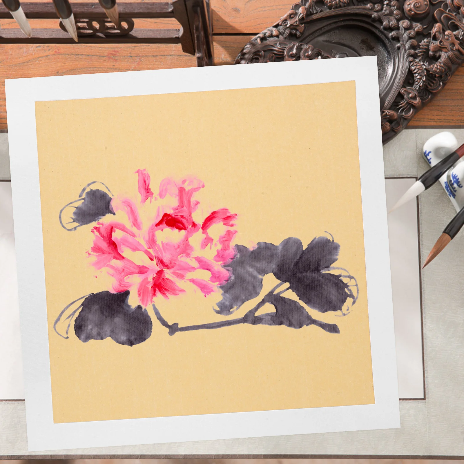10pcs Calligraphy Rice Xuan Paper Vintage Thickened Art Painting Paper For Chinese Watercolor Writing Crafts Frame Included
10pcs Calligraphy Rice Xuan Paper Vintage Thickened Art Painting Paper For Chinese Watercolor Writing Crafts Frame Included