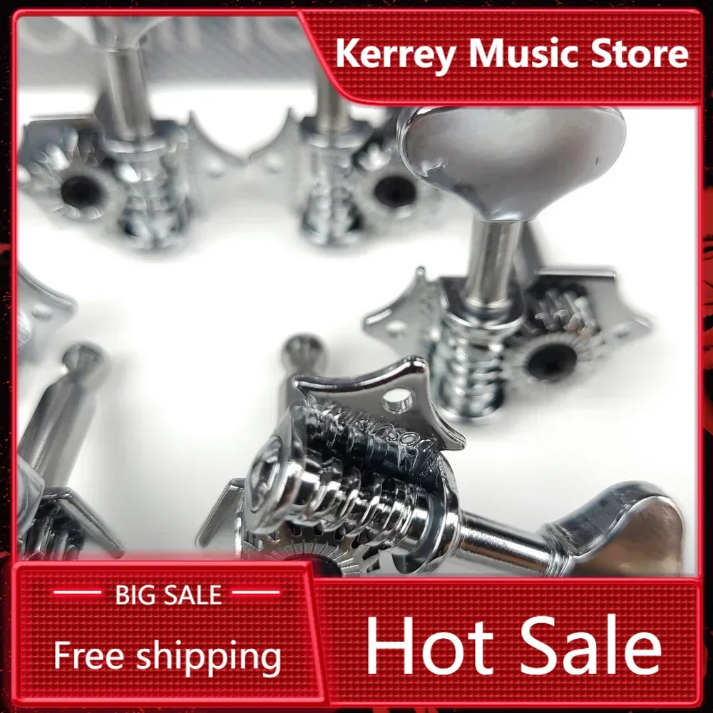 1:19 Gear Ratio WILKINSON WJ-28N 3R3L Vintage Chrome Silver Open Butterbean Guitar Tuners Machine Head Parts
1:19 Gear Ratio WILKINSON WJ-28N 3R3L Vintage Chrome Silver Open Butterbean Guitar Tuners Machine Head Parts