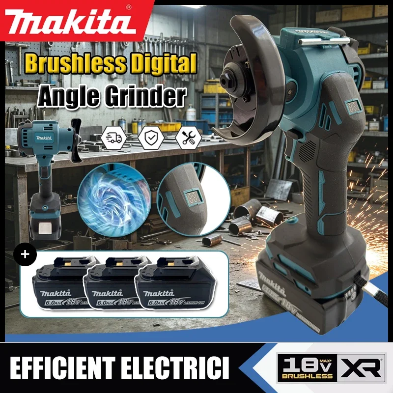 Makita Brushless Digital Angle Grinder Cordless Angle Grinder Mini Cordless 3 Inch Electirc CUT OFF Tool Cutting Circular Saw
Makita Brushless Digital Angle Grinder Cordless Angle Grinder Mini Cordless 3 Inch Electirc CUT OFF Tool Cutting Circular Saw