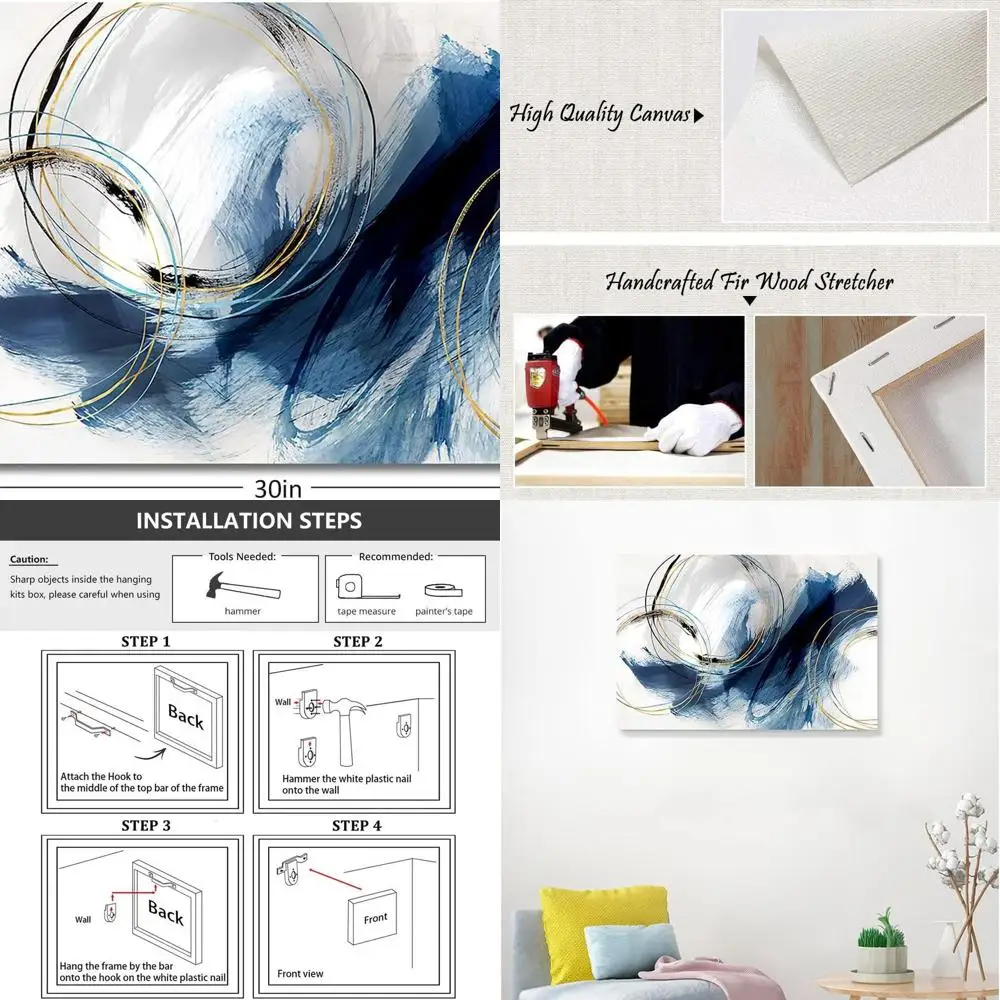 Современное абстрактное искусство — синие граффити в стиле фэнтези белого цвета, холст 30x20 дюймов, идеально подходит для живых помещений
Современное абстрактное искусство — синие граффити в стиле фэнтези белого цвета, холст 30x20 дюймов, идеально подходит для живых помещений