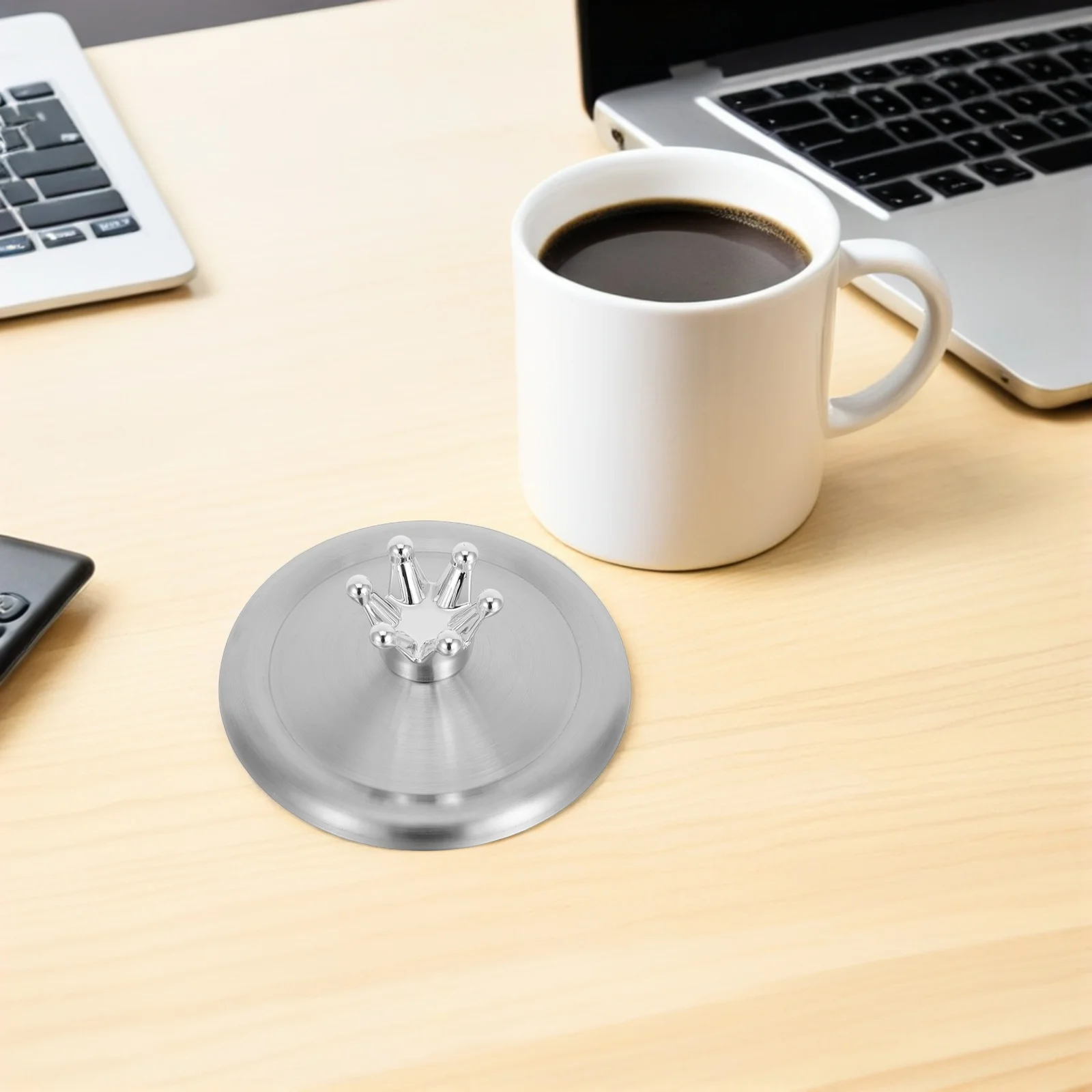 4Pcs Universal Stainless Steel Cup Lid Anti Dust Water Cover 8-9.1cm Round Fit Leakproof for Tumblers Mugs Tea Cups Indoor
4Pcs Universal Stainless Steel Cup Lid Anti Dust Water Cover 8-9.1cm Round Fit Leakproof for Tumblers Mugs Tea Cups Indoor