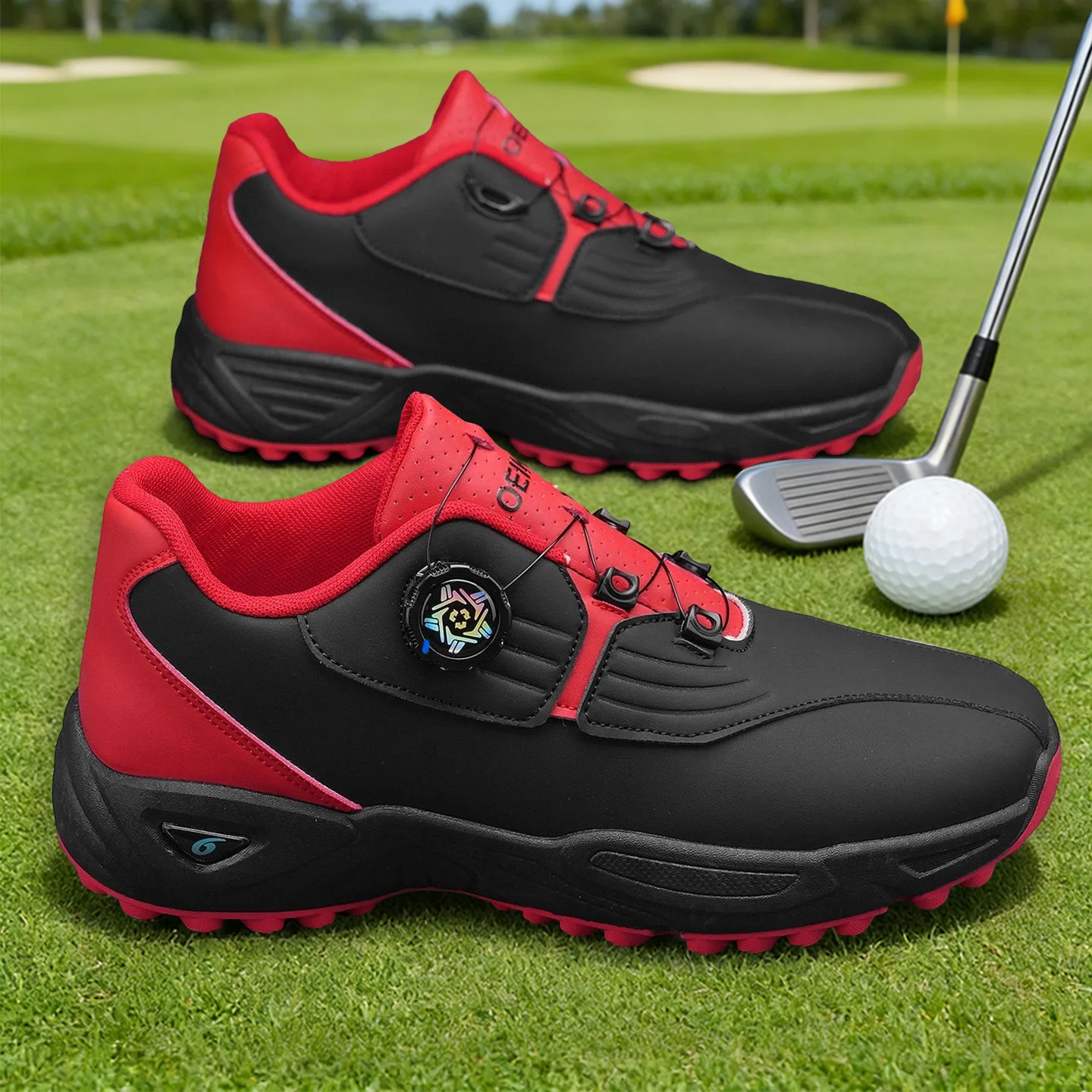 Men's Golf Shoes: High-quality, Non-slip Athletic Shoes with a Rotating Button for Ultimate Comfort!
Men's Golf Shoes: High-quality, Non-slip Athletic Shoes with a Rotating Button for Ultimate Comfort!