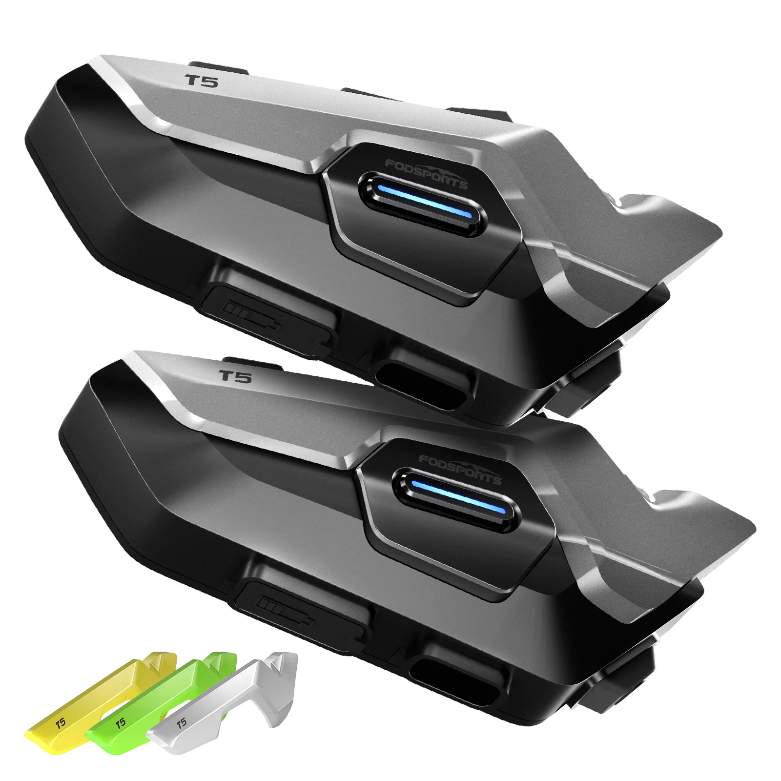 2pcs Fodsports T5 motorcycle intercom bluetooth helmet headset,Communication Interphone,BT5.4
2pcs Fodsports T5 motorcycle intercom bluetooth helmet headset,Communication Interphone,BT5.4