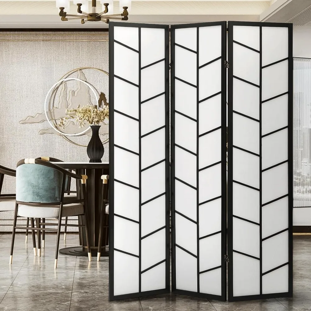 3-Panel Screen Room Divider 70.5Inch Modern Japanese Black, Screens & Room Dividers
3-Panel Screen Room Divider 70.5Inch Modern Japanese Black, Screens & Room Dividers