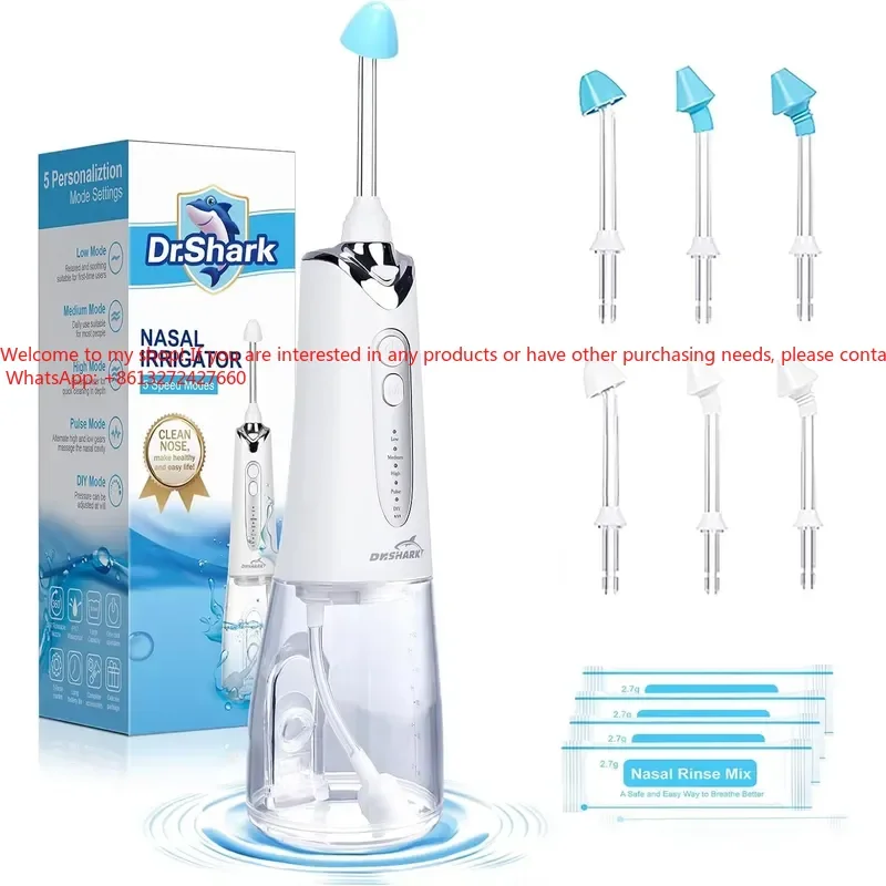 Cordless Nasal Irrigation System Nose Cleaner IP X 7 Electric Netting Pot Sinus Cleaner Machine for Sinus
Cordless Nasal Irrigation System Nose Cleaner IP X 7 Electric Netting Pot Sinus Cleaner Machine for Sinus