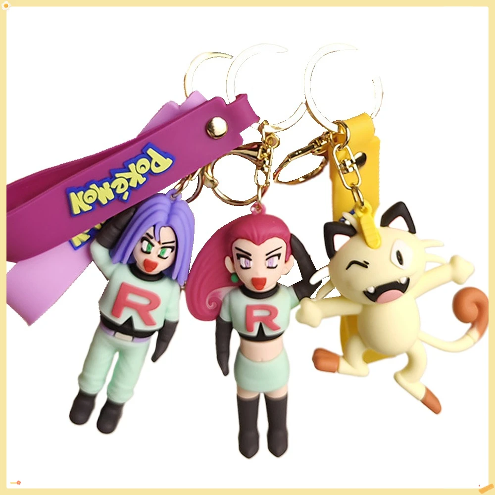 Pokemon Anime Peripherals Key Chain Team Rocket Ash Ketchum Misty Cute Bag Pendant Creative Couple Keychain Car Key Decoration
Pokemon Anime Peripherals Key Chain Team Rocket Ash Ketchum Misty Cute Bag Pendant Creative Couple Keychain Car Key Decoration