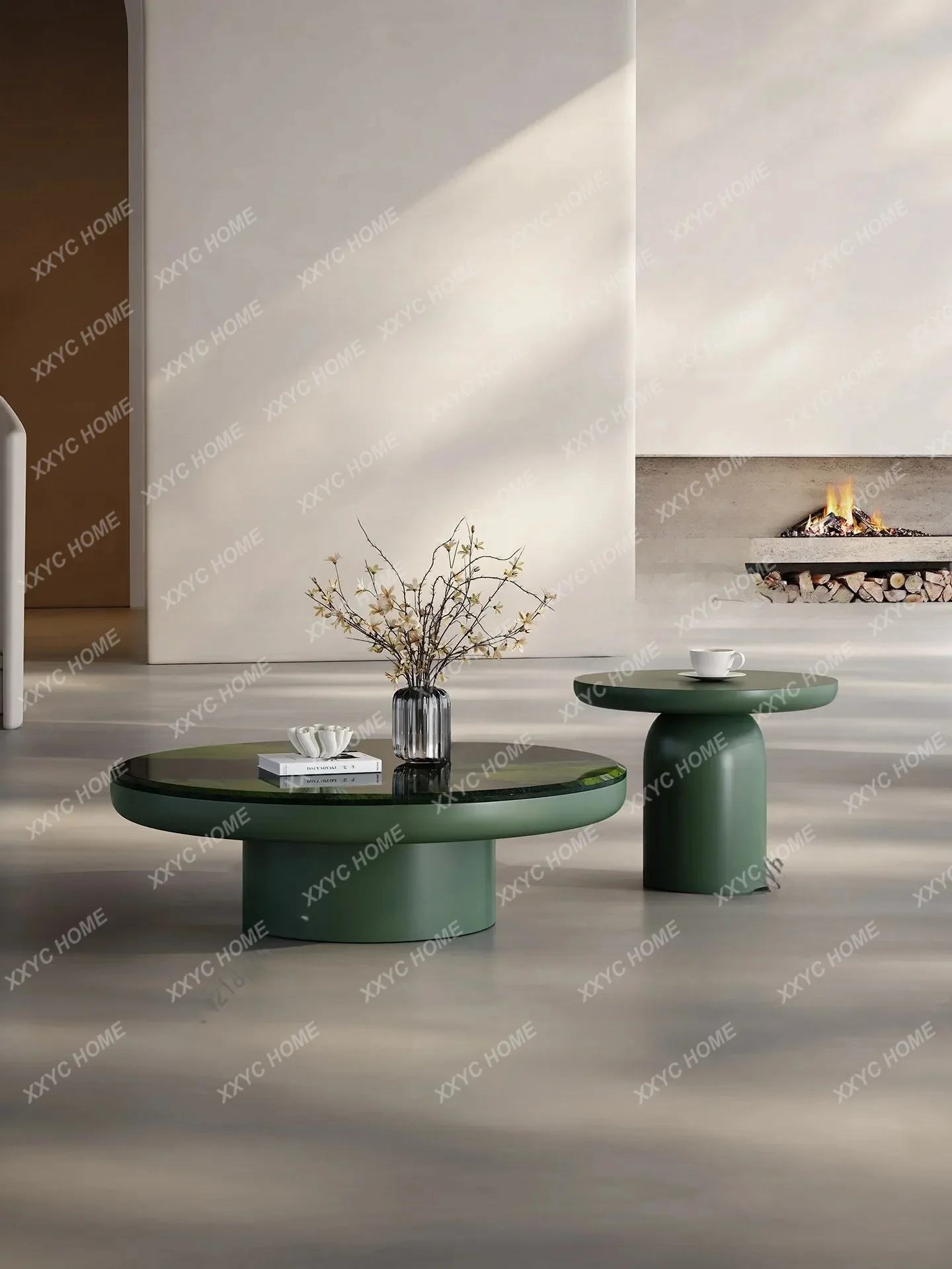 LMinimalist Marble Coffee Table Living Room Home High-end Small Apartment Round Avocado Green Coffee Table
LMinimalist Marble Coffee Table Living Room Home High-end Small Apartment Round Avocado Green Coffee Table