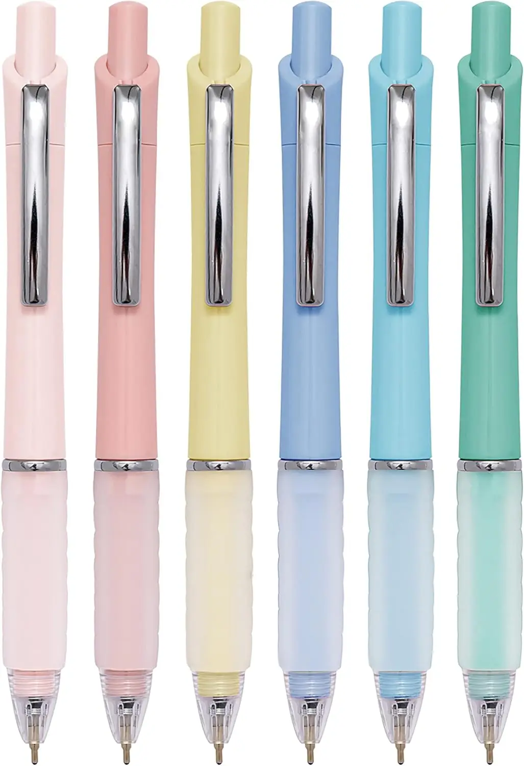 Ballpoint Pens Black Ink 1.0mm Medium Point with Soft Grip for Office Writing 6 Pack
Ballpoint Pens Black Ink 1.0mm Medium Point with Soft Grip for Office Writing 6 Pack