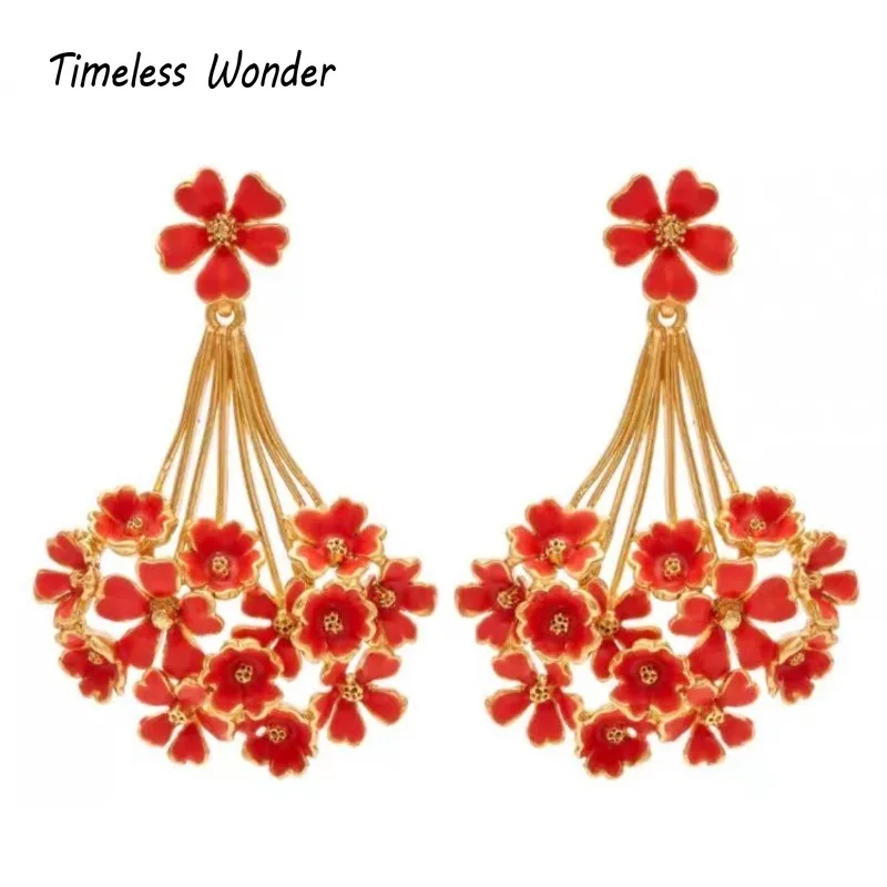 Timeless Wonder Retro Enamel Geo Floral Stud Earrings for Women Designer Jewelry Punk Runway Luxury Brand Brincos Top Heavy 1468
Timeless Wonder Retro Enamel Geo Floral Stud Earrings for Women Designer Jewelry Punk Runway Luxury Brand Brincos Top Heavy 1468