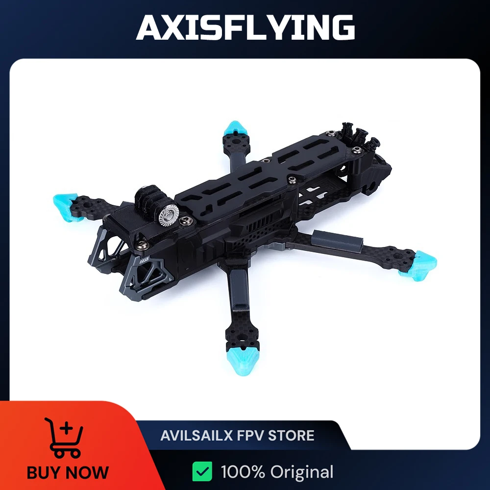 Axisflying MANTA 3.6inch Squashed-X Carbon Fiber Frame Kit Wheelbase 162mm Suitable For Gemfan-3630 Prop 3.6” Freestyle Drones
Axisflying MANTA 3.6inch Squashed-X Carbon Fiber Frame Kit Wheelbase 162mm Suitable For Gemfan-3630 Prop 3.6” Freestyle Drones