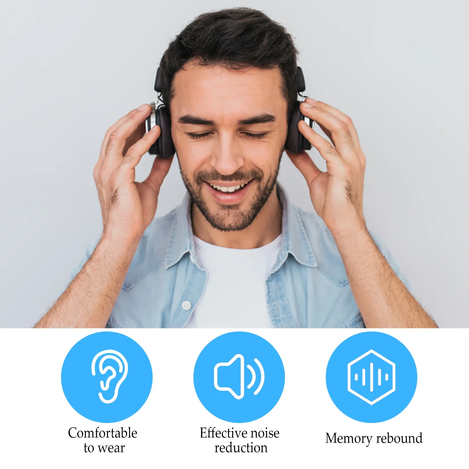 30Pcs Headphone Earpads Durable Breathable 5cm Listening Headset Earpad Headset Cushion
30Pcs Headphone Earpads Durable Breathable 5cm Listening Headset Earpad Headset Cushion