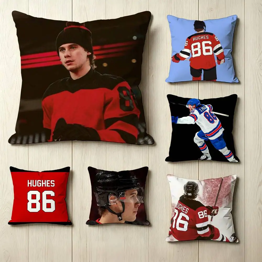 Ice hockey player J-Jack Hughes Pillow Case Square Double-Sided Sofa Cushion Cover Bedroom Bedside Pillow
Ice hockey player J-Jack Hughes Pillow Case Square Double-Sided Sofa Cushion Cover Bedroom Bedside Pillow