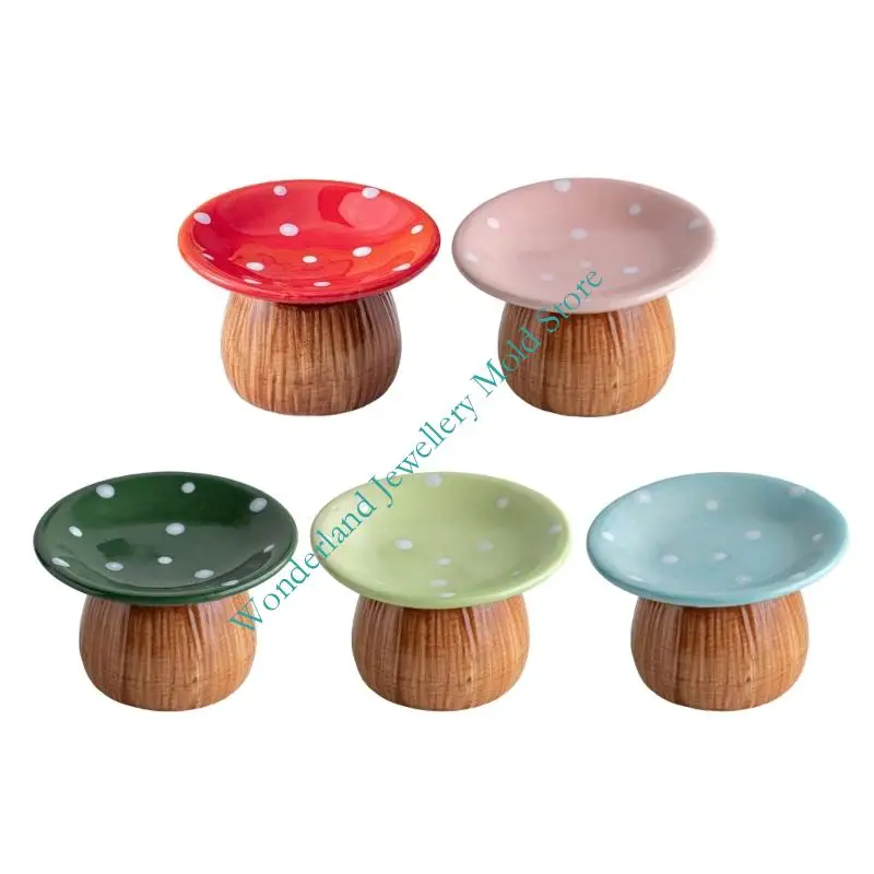 Mushroom Jewelry Tray Ceramic Ring Holder Dish for Vanity Storage, Decorative Catchall Tray for Dresser and Bedside
Mushroom Jewelry Tray Ceramic Ring Holder Dish for Vanity Storage, Decorative Catchall Tray for Dresser and Bedside