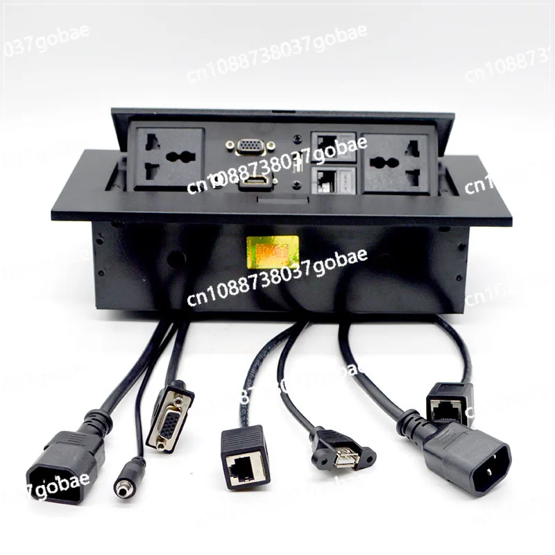 New K514 Multimedia Desktop Jack With VGA 3.5 Audio USB Universal PowerLPlug Free Connection Box Office Conference Table Socket
New K514 Multimedia Desktop Jack With VGA 3.5 Audio USB Universal PowerLPlug Free Connection Box Office Conference Table Socket