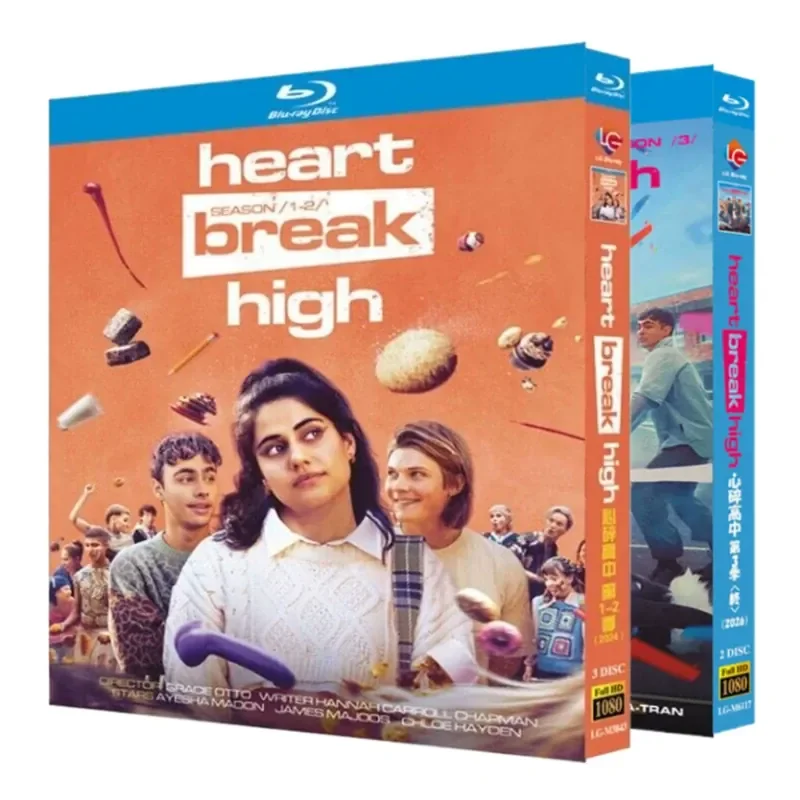 BD Blu-ray Disc Heartbreak High School Seasons 1–3 Australian Drama 1080p Box Set with Chinese and Japanese Subtitles
BD Blu-ray Disc Heartbreak High School Seasons 1–3 Australian Drama 1080p Box Set with Chinese and Japanese Subtitles