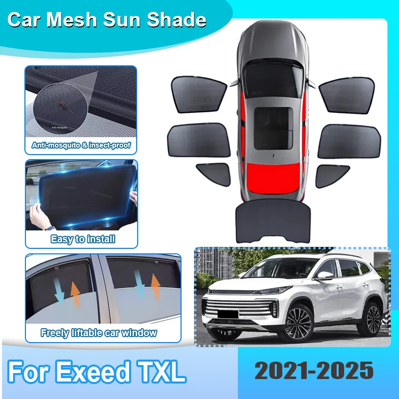 Солнцезащитный экран для окон автомобиля Exeed TXL Lingyun Xtrim 2021-2025: сетчатая шторка на лобовое стекло, теплоизоляция, аксессуары для авто
Солнцезащитный экран для окон автомобиля Exeed TXL Lingyun Xtrim 2021-2025: сетчатая шторка на лобовое стекло, теплоизоляция, аксессуары для авто
