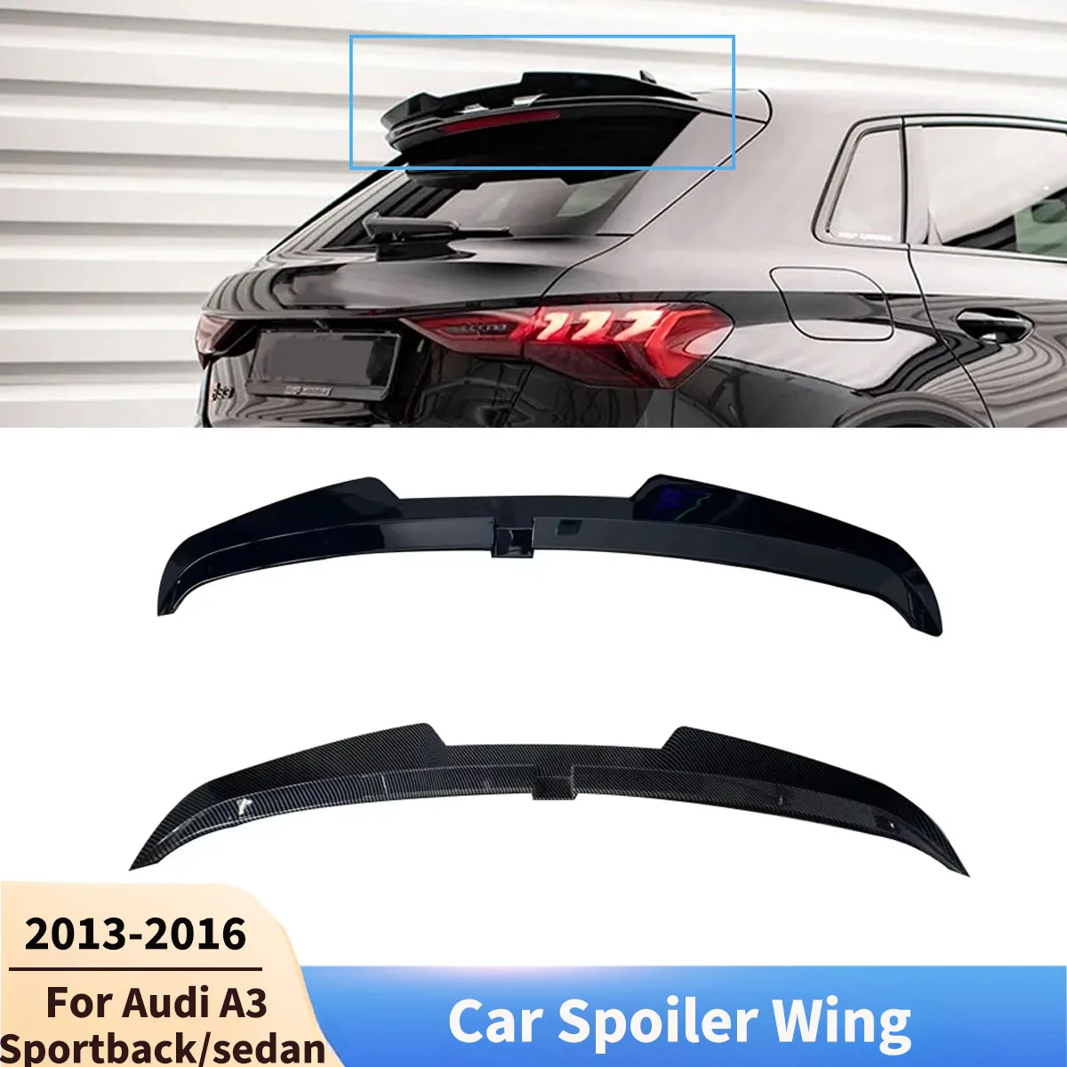 Для Audi A3 Sportback/seda Maxton Stylen 2021-2024 задний спойлер, диффузор, сплиттер, аксессуары для заднего багажника, тюнинг, автозапчасти 
Для Audi A3 Sportback/seda Maxton Stylen 2021-2024 задний спойлер, диффузор, сплиттер, аксессуары для заднего багажника, тюнинг, автозапчасти