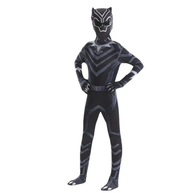 Bla Panther Jumpsuit Tight Clothes Hero Cosplay Children Adults loween Boys Men's Clothing Suit Stage Costume
Bla Panther Jumpsuit Tight Clothes Hero Cosplay Children Adults loween Boys Men's Clothing Suit Stage Costume