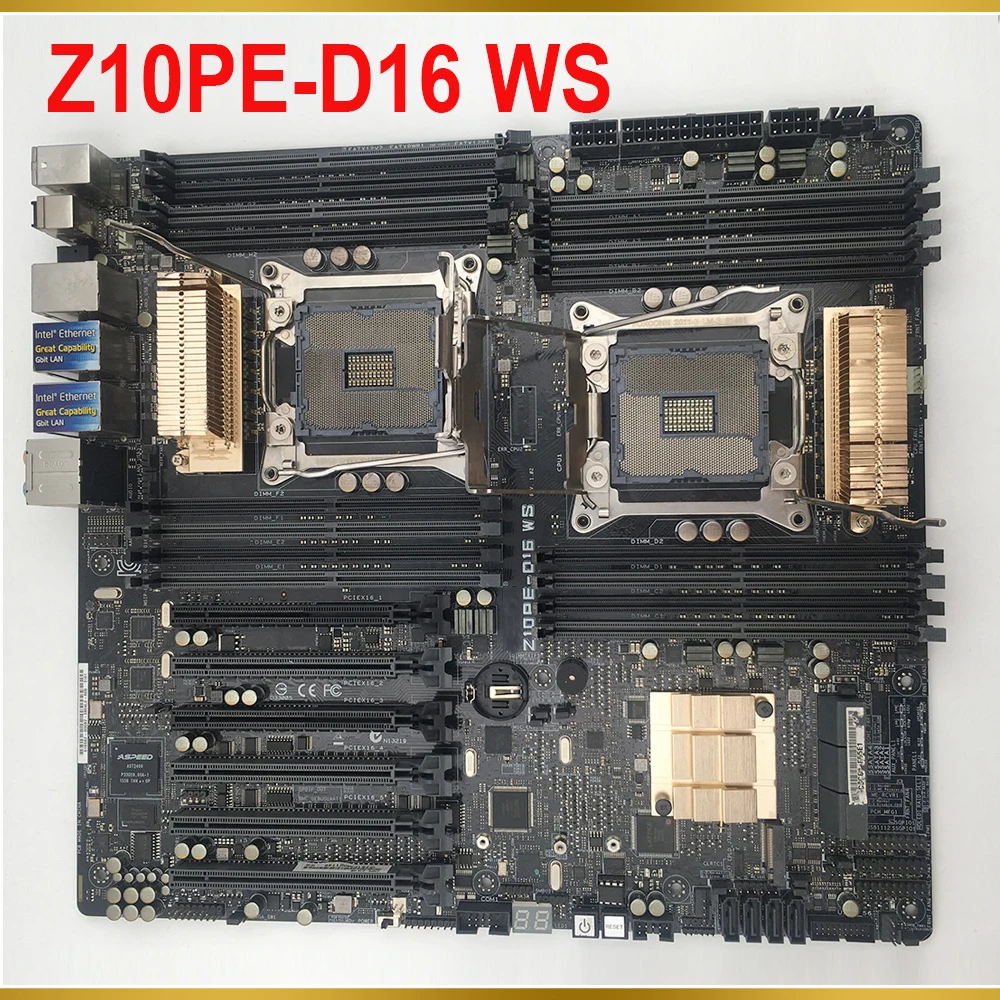 Материнская плата для рабочей станции Asus Intel C612 X99 LGA 2011-3 с поддержкой DDR4 E5-2600 V3 Z10PE-D16 WS
Материнская плата для рабочей станции Asus Intel C612 X99 LGA 2011-3 с поддержкой DDR4 E5-2600 V3 Z10PE-D16 WS