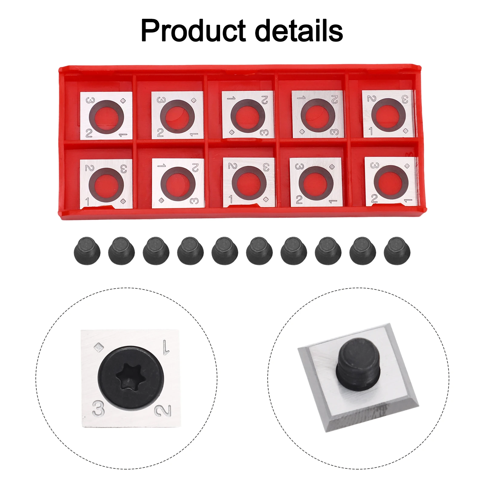 Твердосплавные лезвия Твердосплавные вставки Угол резки 30 градусов 4-сторонние фрезы Компактная упаковка для строгания для деревообработки 
Твердосплавные лезвия Твердосплавные вставки Угол резки 30 градусов 4-сторонние фрезы Компактная упаковка для строгания для деревообработки