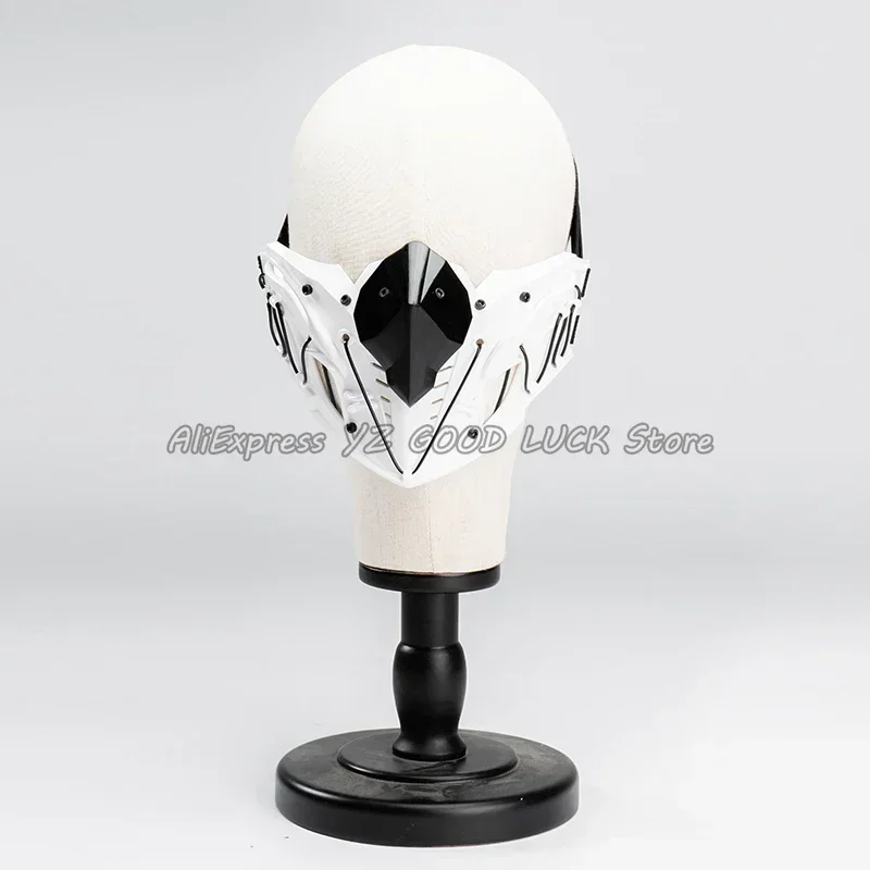 Punk Rafayel Hand Glow Cospaly Masks Original Design Cyber Gothic Half Face Mask Halloween For Love and Deepspace Men Women
Punk Rafayel Hand Glow Cospaly Masks Original Design Cyber Gothic Half Face Mask Halloween For Love and Deepspace Men Women
