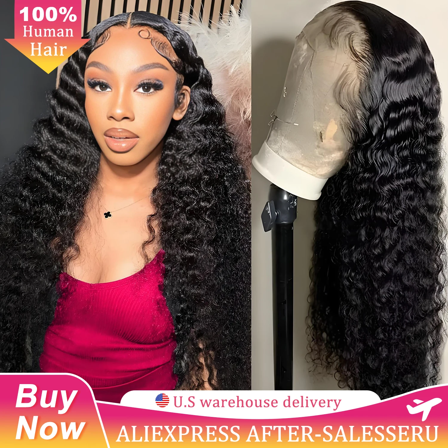 250 Density Deep Wave Lace Wig 13x6 HD Brazilian Curly Human Hair Wigs 44 Inch Pre Plucke Water Wave Lace Frontal Wigs For Women
250 Density Deep Wave Lace Wig 13x6 HD Brazilian Curly Human Hair Wigs 44 Inch Pre Plucke Water Wave Lace Frontal Wigs For Women