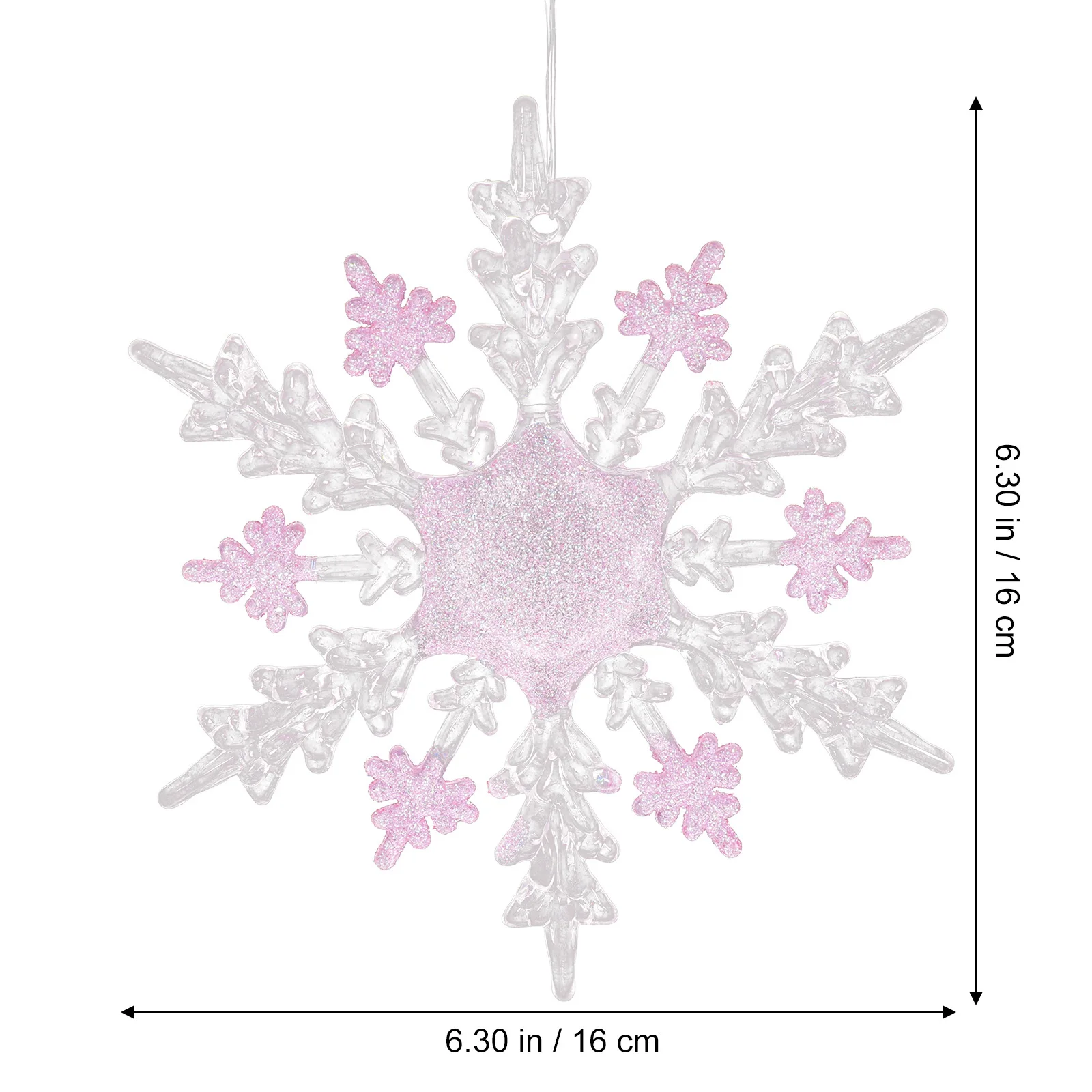 1Pcs Acrylic Snowflake Christmas Tree Ornament Translucent Blue Hanging Pendant Xmas Decor Holiday Accent Xmas Tree Decor
1Pcs Acrylic Snowflake Christmas Tree Ornament Translucent Blue Hanging Pendant Xmas Decor Holiday Accent Xmas Tree Decor