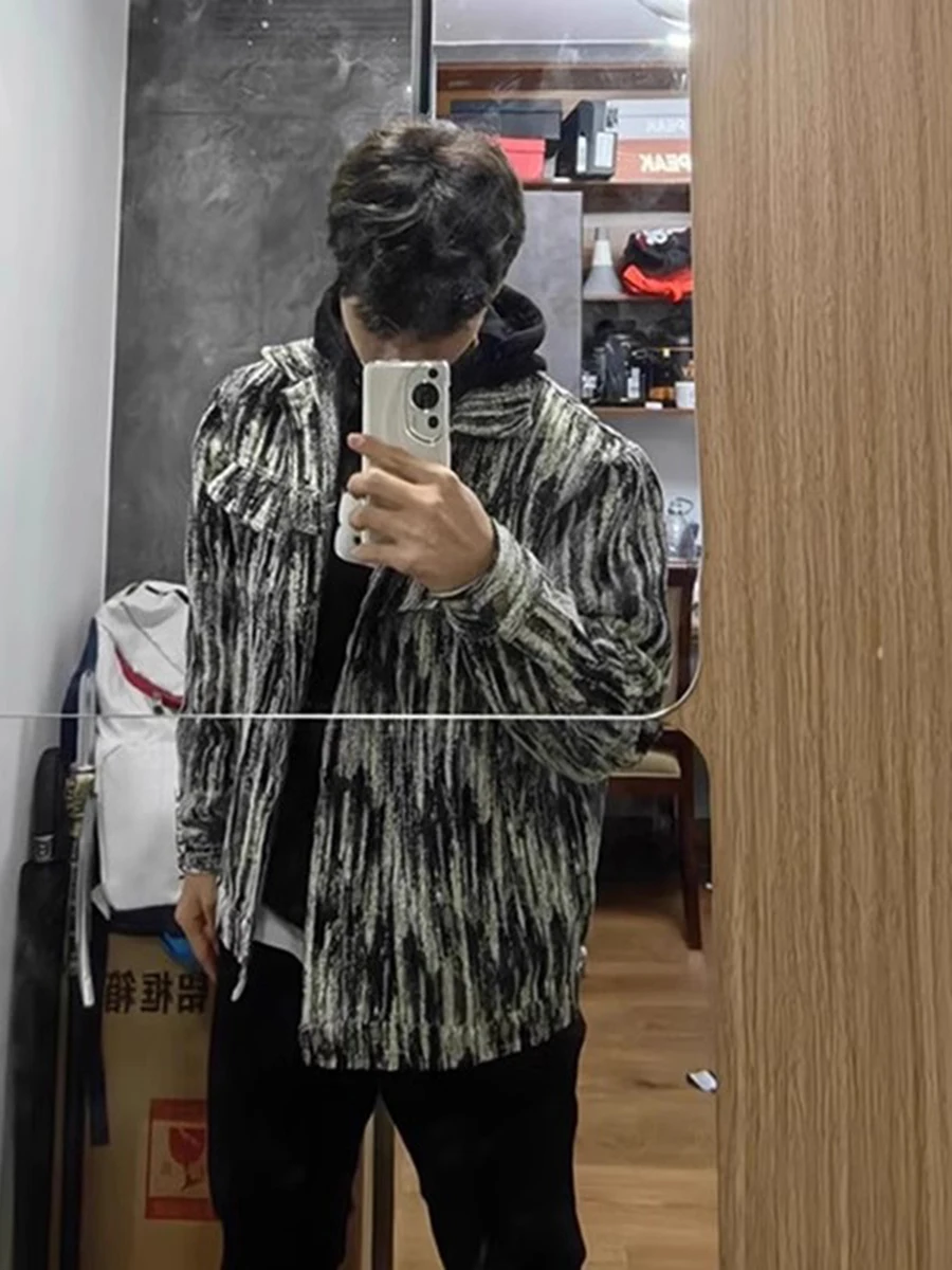 Tie-Dye Denim Jaet for Men Autumn Winter Sle American High Street CleanFit Teenage College Trendy Workwear Jaet
Tie-Dye Denim Jaet for Men Autumn Winter Sle American High Street CleanFit Teenage College Trendy Workwear Jaet