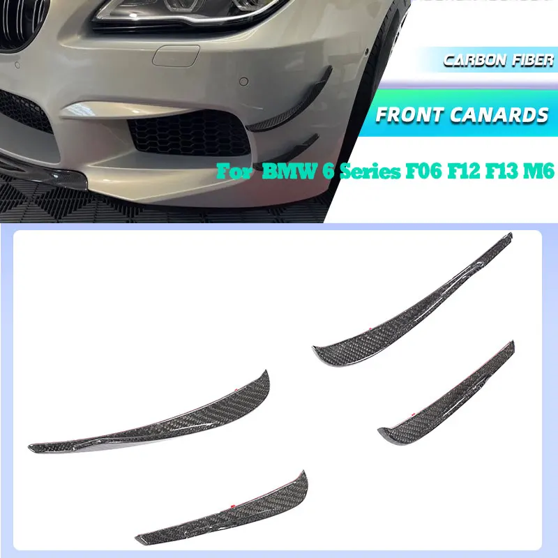 Full Carbon Fiber Car Front Bumper Canards for BMW 6 Series F06 F12 F13 M6 Gran Coupe 2013-2016 Front Splitters Fins Body Kits
Full Carbon Fiber Car Front Bumper Canards for BMW 6 Series F06 F12 F13 M6 Gran Coupe 2013-2016 Front Splitters Fins Body Kits