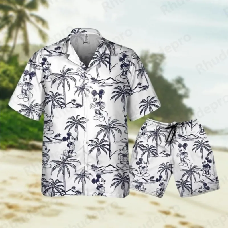 Disney Mickey Coconut Men and Women Button Shirt Trip Hawaiian Shirt Beach Shorts Shirt Beach Casual Short-sleeved Shorts Suit
Disney Mickey Coconut Men and Women Button Shirt Trip Hawaiian Shirt Beach Shorts Shirt Beach Casual Short-sleeved Shorts Suit