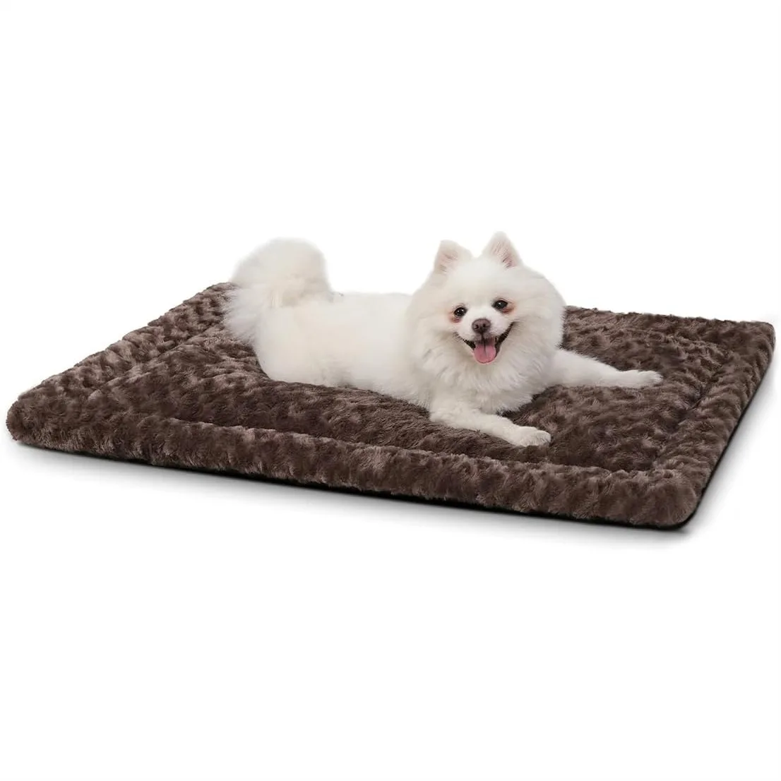 Washable Reversible Dog Bed For Crate Soft Fluffy Kennel Pad Anti-Slip Pet Sleeping Mat For Large Medium Small Dogs Brown 30x19x1.5 Inches
Washable Reversible Dog Bed For Crate Soft Fluffy Kennel Pad Anti-Slip Pet Sleeping Mat For Large Medium Small Dogs Brown 30x19x1.5 Inches