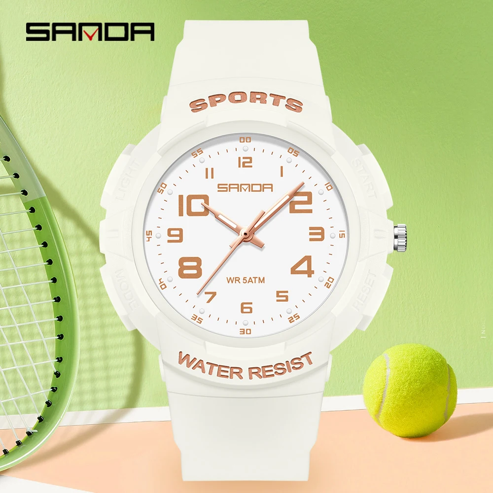 SANDA 9074 Design Soft Student Watch TPU Strap Depth Waterproof Quartz Movement Children Fashion Sports Wrist Watch 2026
SANDA 9074 Design Soft Student Watch TPU Strap Depth Waterproof Quartz Movement Children Fashion Sports Wrist Watch 2026