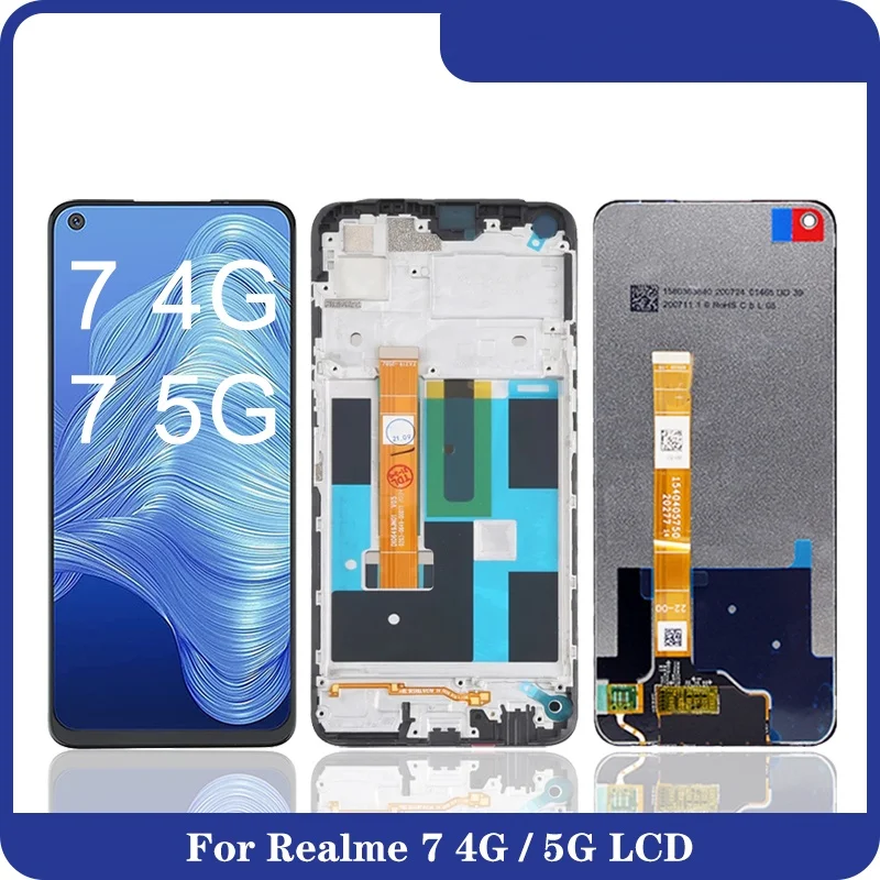AAA NEW For Oppo Realme 7 4G RMX2155 LCD Display Screen Touch Panel Digitizer For Oppo Realme 7 5G RMX2111 Display Frame
AAA NEW For Oppo Realme 7 4G RMX2155 LCD Display Screen Touch Panel Digitizer For Oppo Realme 7 5G RMX2111 Display Frame