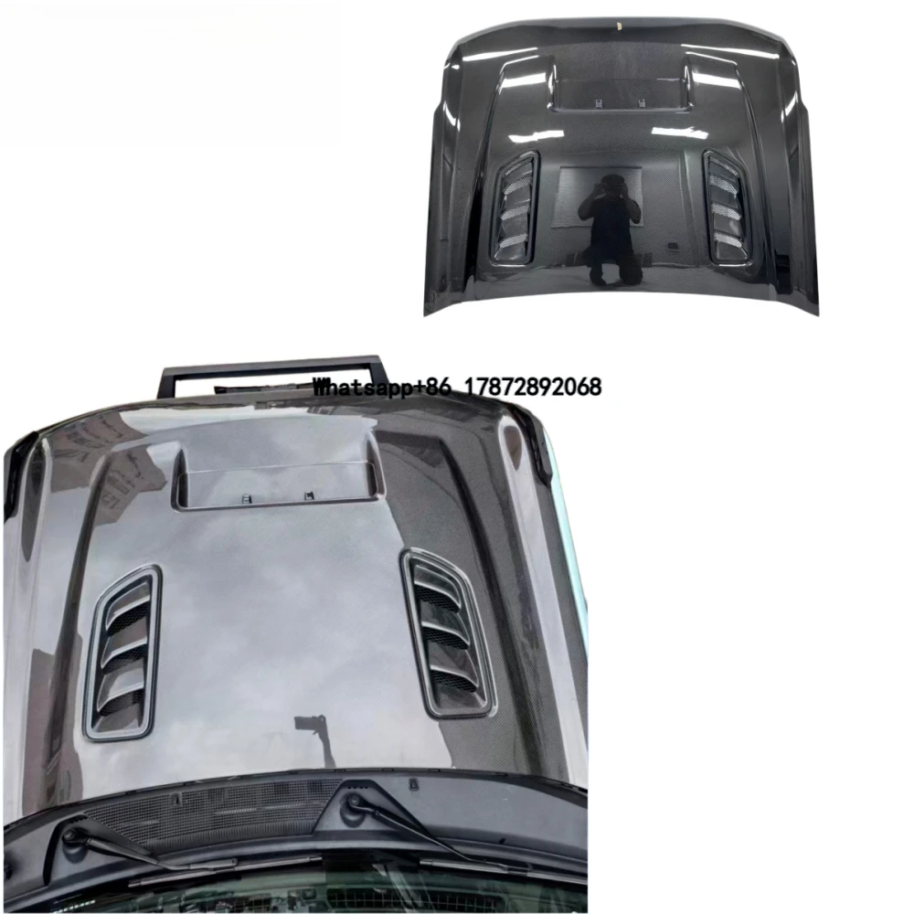 New High-quality Carbon Fiber Hood for Bronco | Turbocharged Style High Heat Dissipation Bolt-On Installation Bolts
New High-quality Carbon Fiber Hood for Bronco | Turbocharged Style High Heat Dissipation Bolt-On Installation Bolts