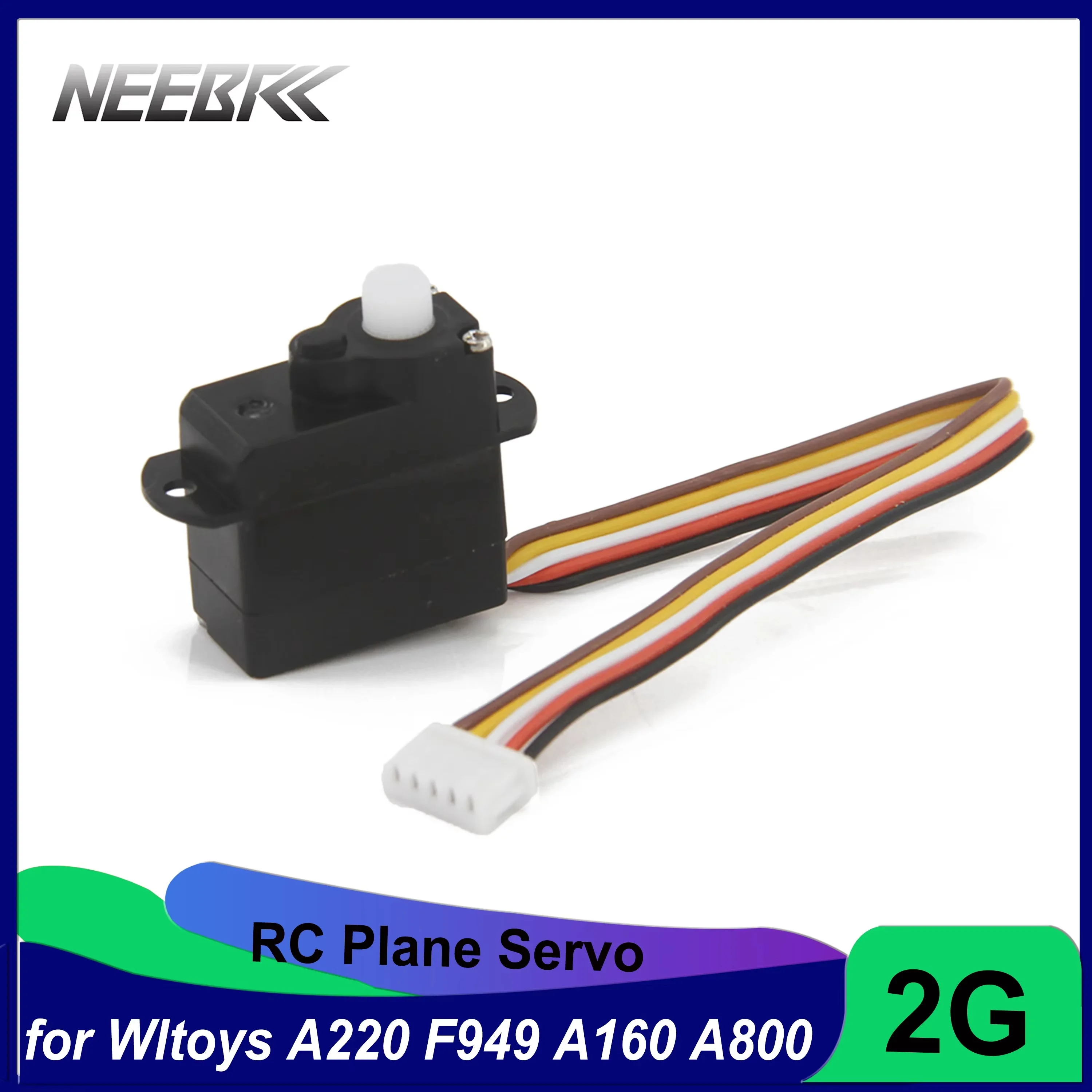 NEEBRC 2g 5 Pin RC Mirco Servo for Dron Mini RC Plane fpv Racing Drone Fixed-wing Helicopter Wltoys Remote Control Quodcopter
NEEBRC 2g 5 Pin RC Mirco Servo for Dron Mini RC Plane fpv Racing Drone Fixed-wing Helicopter Wltoys Remote Control Quodcopter
