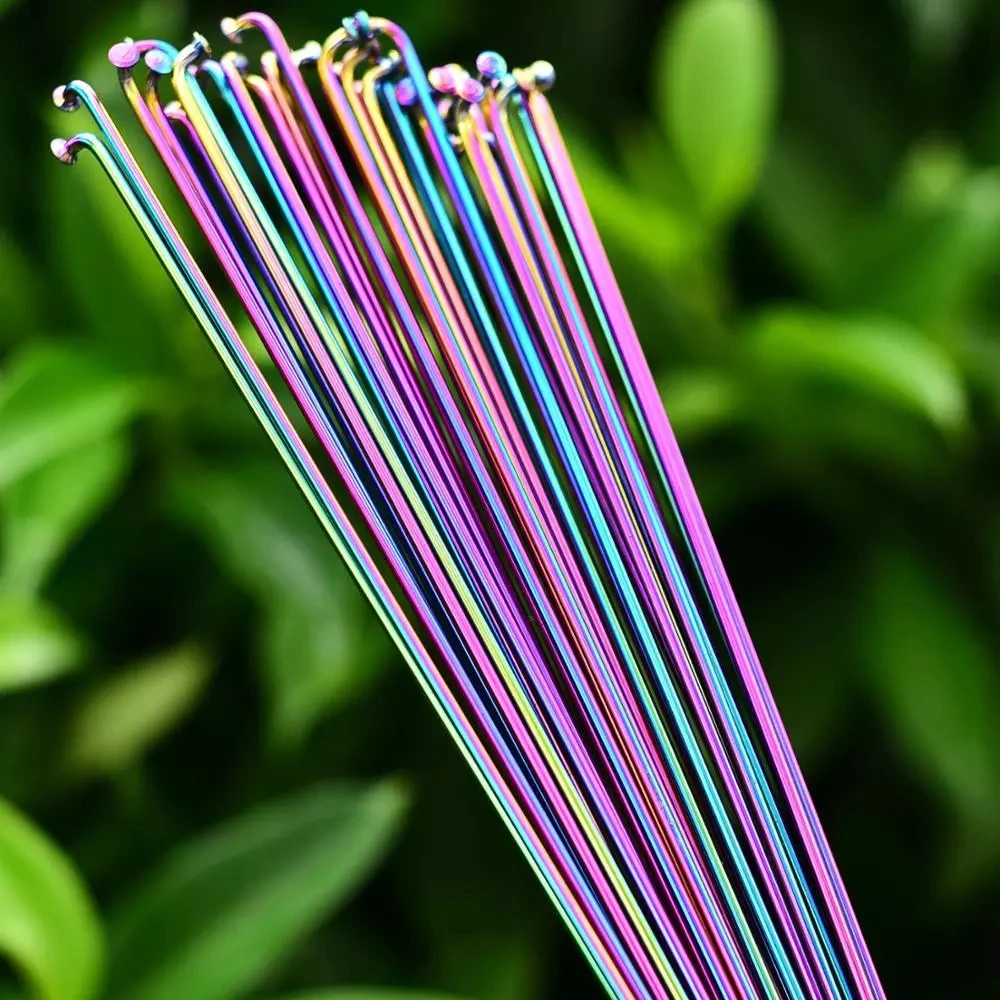 Strength Spokes Nipples 304 Stainless Steel Rainbow Road Bike Bicycle Spoke Cycle Spokes Vacuum Pating Stainless Steel Spokes
Strength Spokes Nipples 304 Stainless Steel Rainbow Road Bike Bicycle Spoke Cycle Spokes Vacuum Pating Stainless Steel Spokes
