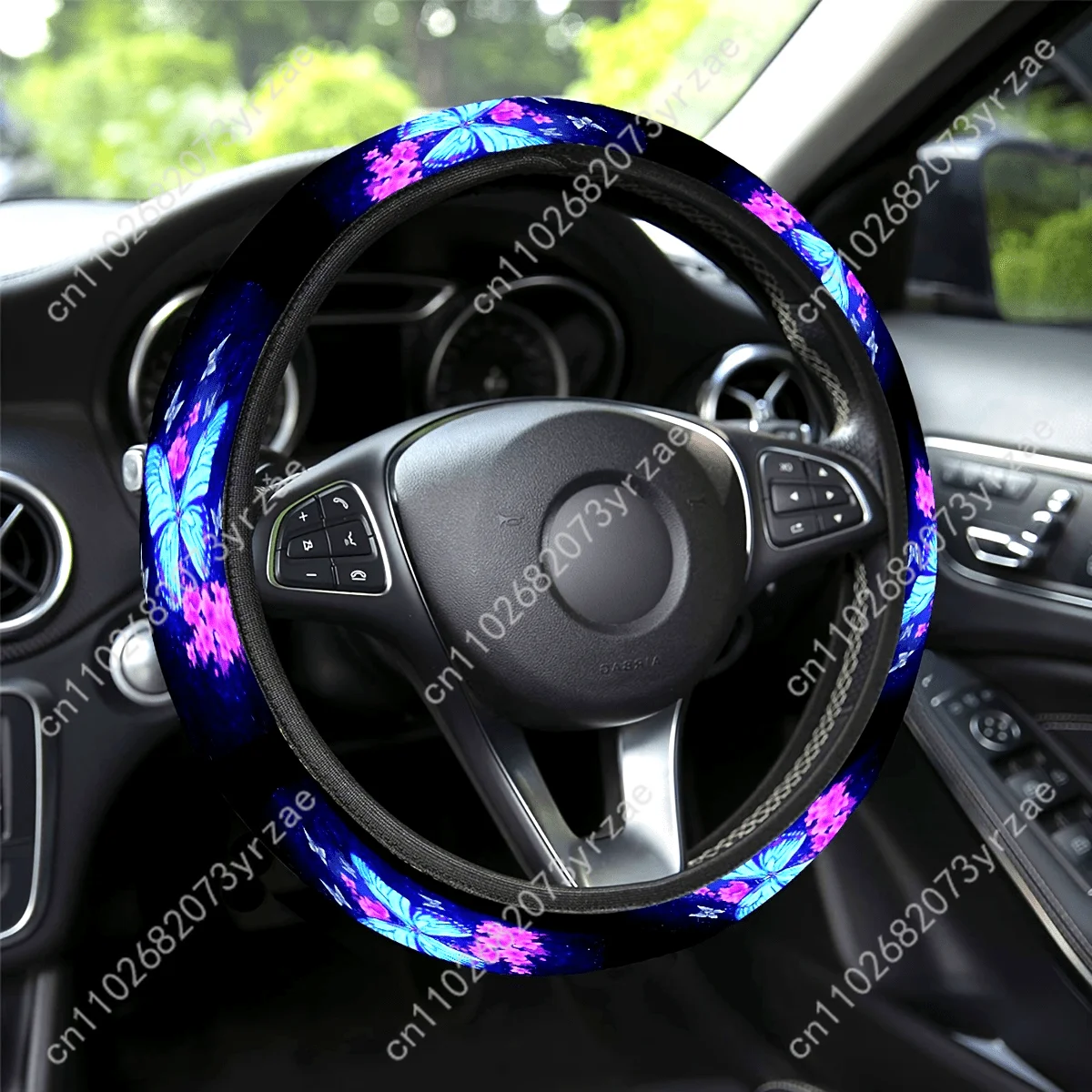 Blue Butterfly Car Steering Wheels Cover Universal Type Environmental Friendly Comfort Non-slip Breathable Steering Wheel Wrap
Blue Butterfly Car Steering Wheels Cover Universal Type Environmental Friendly Comfort Non-slip Breathable Steering Wheel Wrap