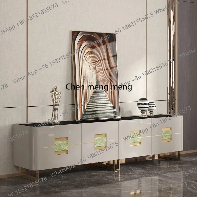 Italian light luxury TV cabinet simple post-modern living room floor cabinet
Italian light luxury TV cabinet simple post-modern living room floor cabinet