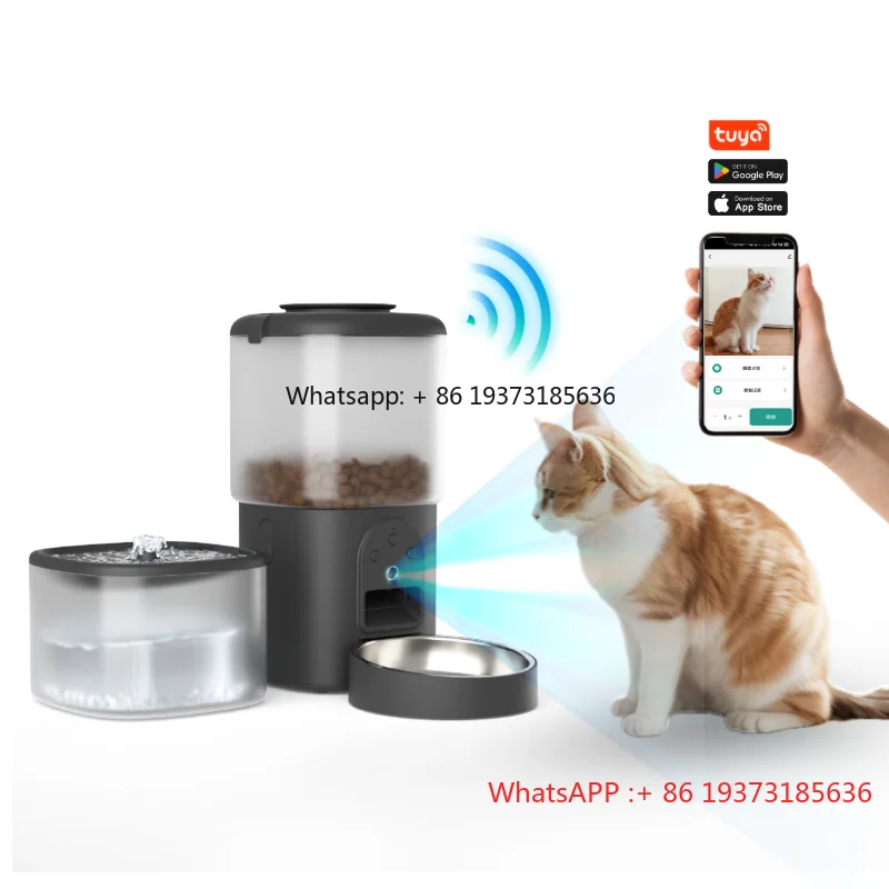 OEM/ODM Умная автоматическая кормушка для собак и кошек с Wi-Fi управлением, диспенсер для корма с таймером, емкость 4,5 л, из нержавеющей стали
OEM/ODM Умная автоматическая кормушка для собак и кошек с Wi-Fi управлением, диспенсер для корма с таймером, емкость 4,5 л, из нержавеющей стали
