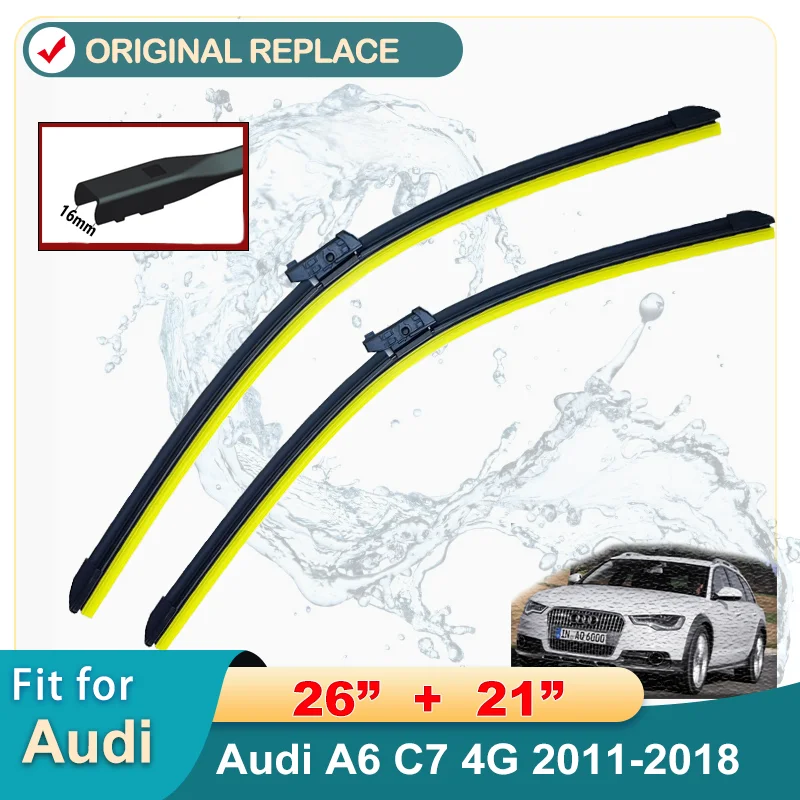 Wiper Front Wiper Blades Set For Audi A6 C7 4G 2012 2013 2014 2015 2016 2017 Windshield Windscreen Front Window 26"+21
Wiper Front Wiper Blades Set For Audi A6 C7 4G 2012 2013 2014 2015 2016 2017 Windshield Windscreen Front Window 26"+21