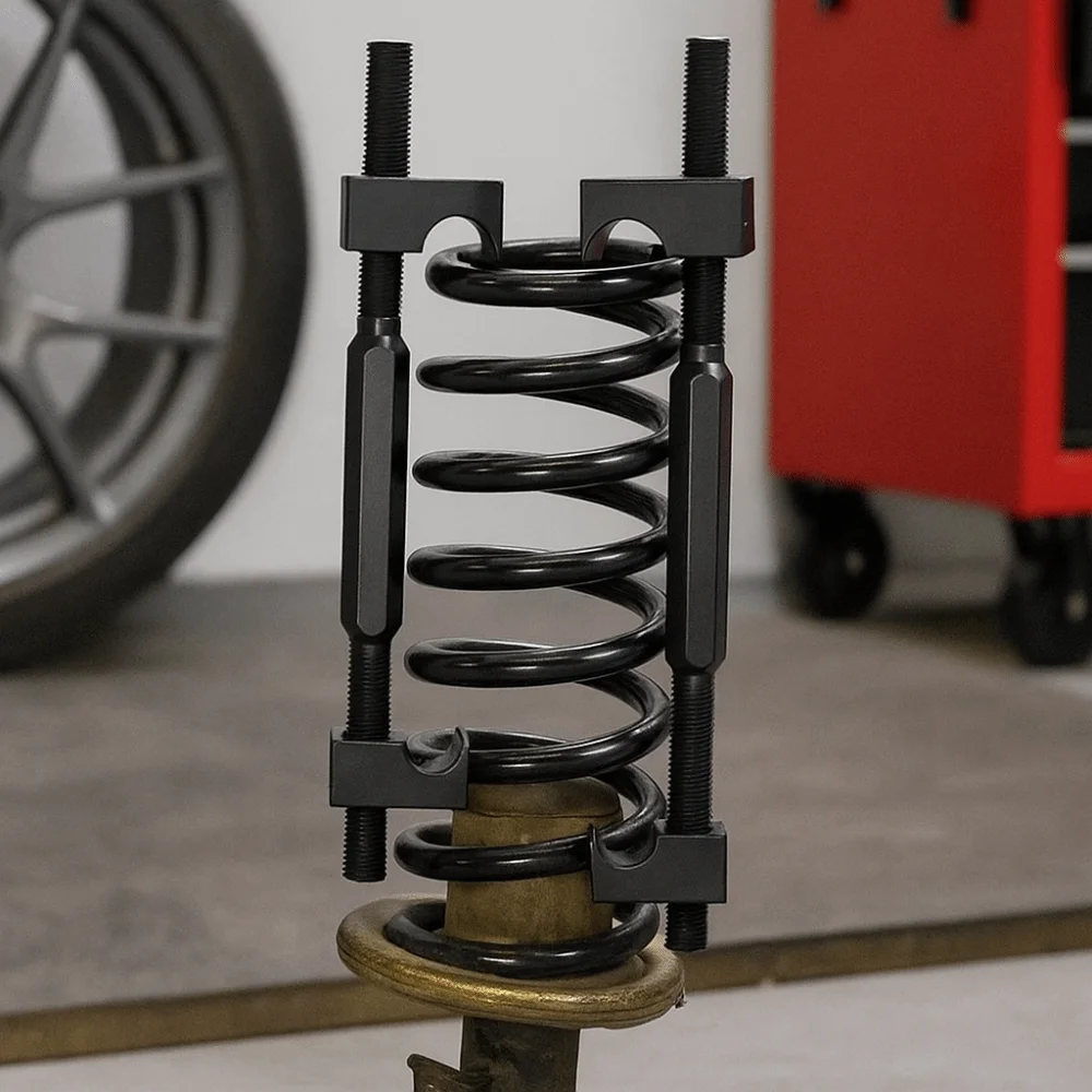 Small and Convenient Shock Absorber Spring Compressor Compact Manual Removal Shock Absorber Disassembly Machine
Small and Convenient Shock Absorber Spring Compressor Compact Manual Removal Shock Absorber Disassembly Machine