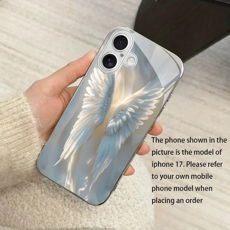 New White Veil Angel Wings Silvery Phone Case for Iphone 17 Air/ 16/15/14/13/13Pr/12/11/promax,Anti-drop protection
New White Veil Angel Wings Silvery Phone Case for Iphone 17 Air/ 16/15/14/13/13Pr/12/11/promax,Anti-drop protection